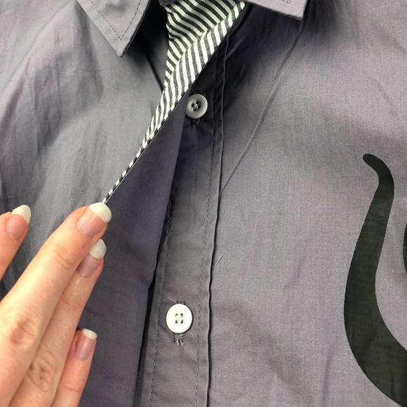 Coofandy Button Down Long Sleeve Graphic Men's Formal Event Party Club Tribal - Picture 6 of 12